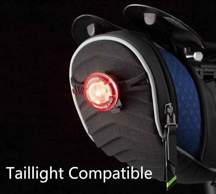 bike rear light saddle bag